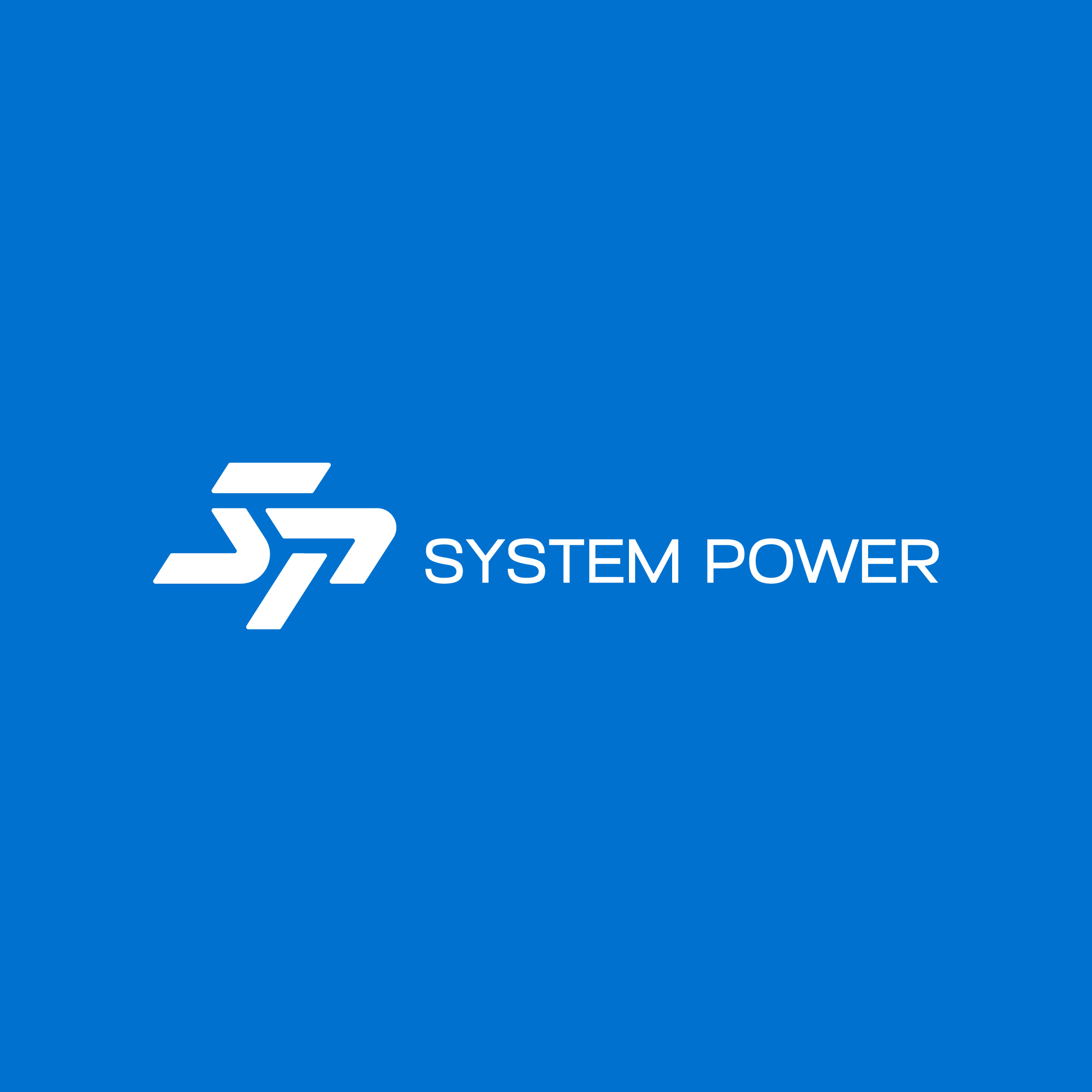 System Power - Белый горизонтальный