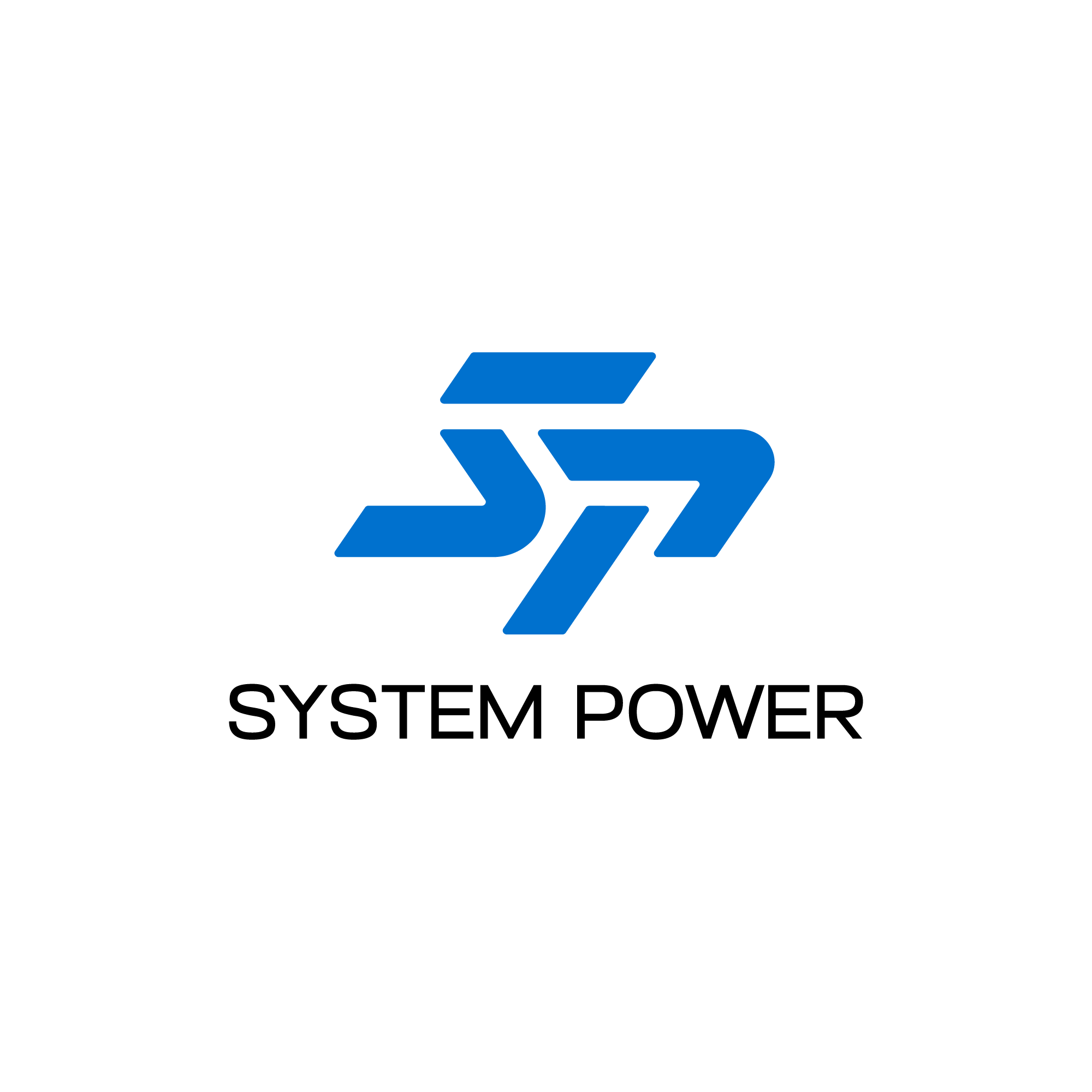 System Power - Синий вертикальный