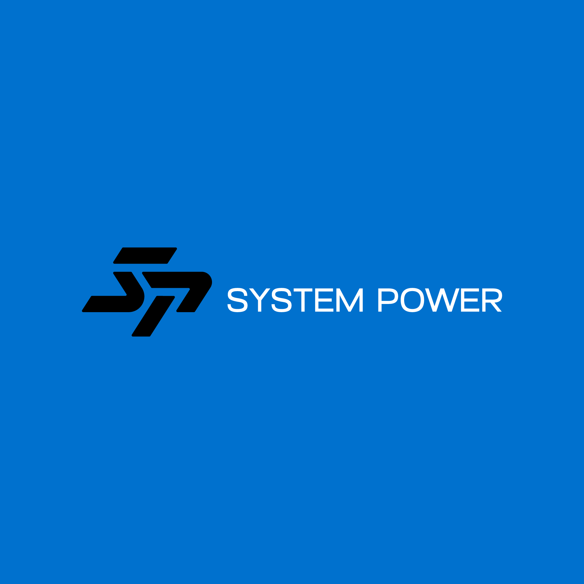 System Power - Чёрный горизонтальный