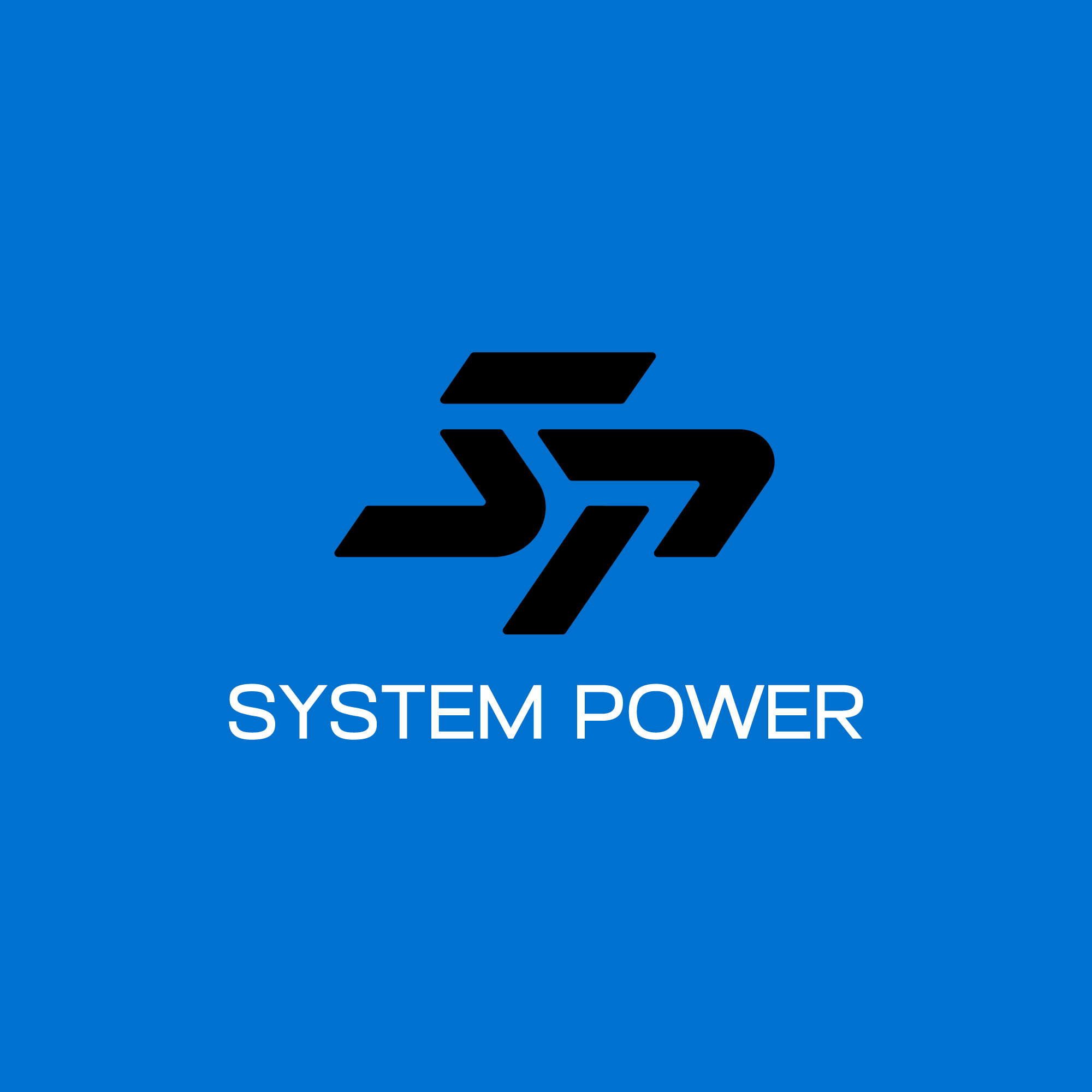 System Power - Чёрный вертикальный