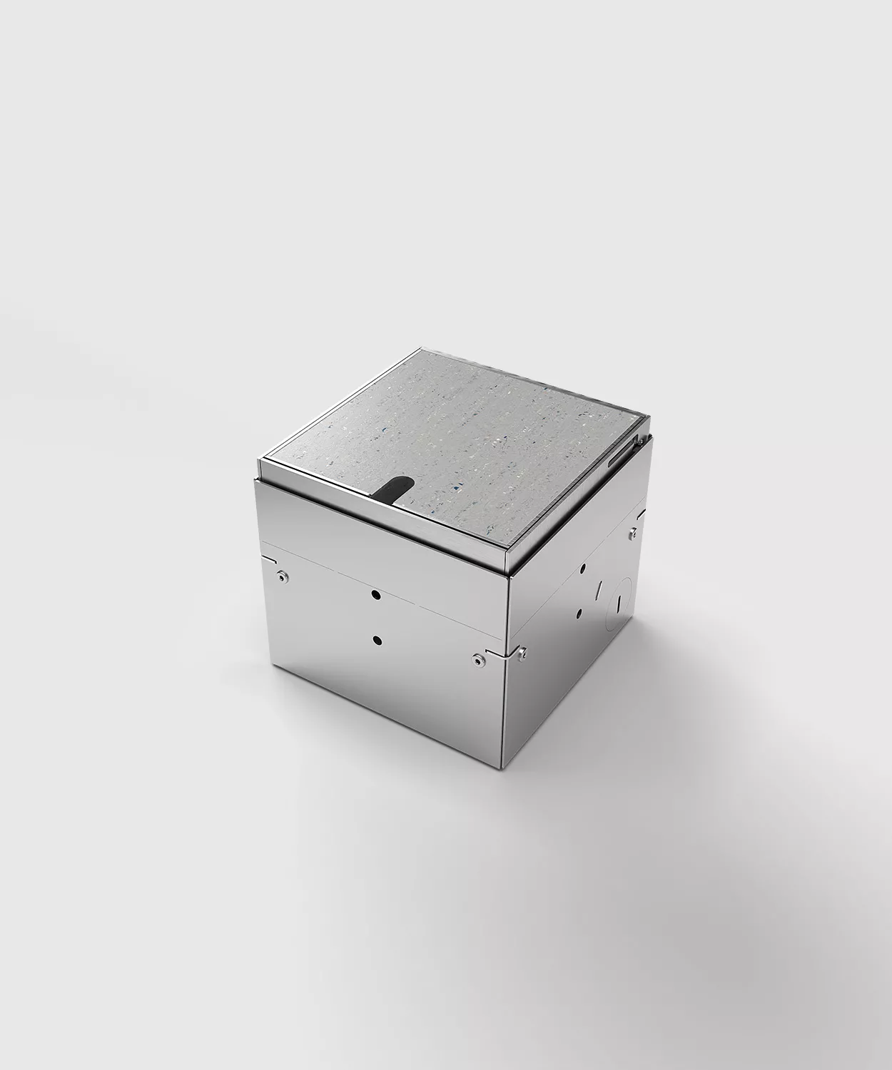 Лючок в пол на 2 модуля (одну розетку 45x45) IP54 System Power SP01-0302